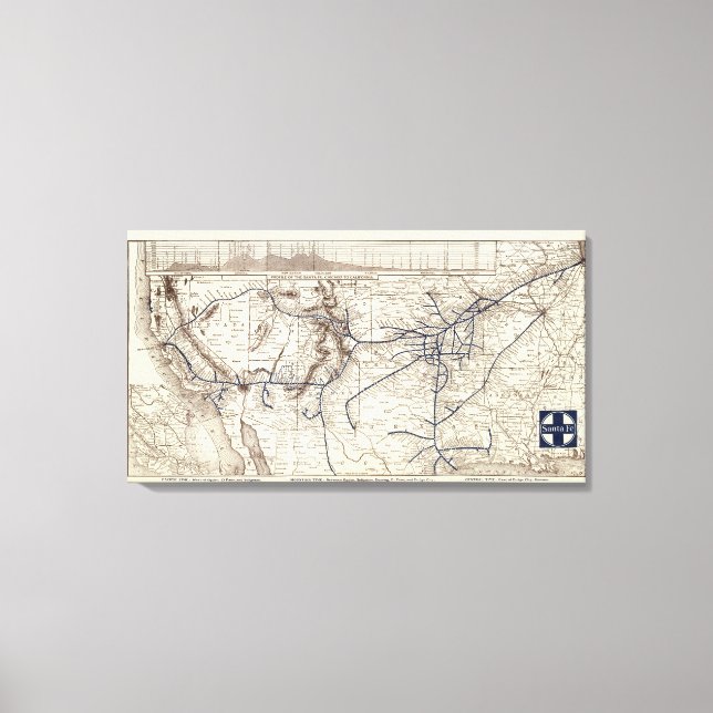 Santa Fe Canvastryck (Framsida)