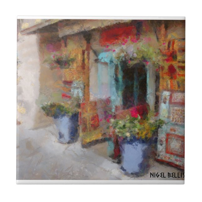 Santa Fe dörröppning Kakelplatta (Framsidan)