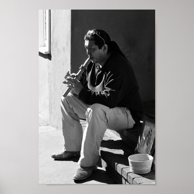 Santa Fe Flutist Poster (Framsidan)