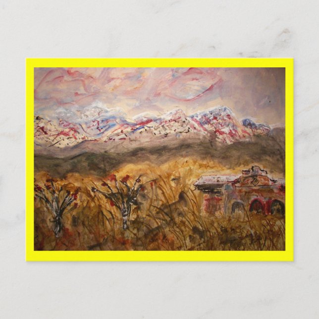 Santa Fe-fred på jorden Vykort (Framsida)