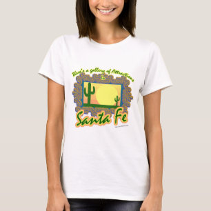 Santa Fe Gallery Coola Travel Art Slogan T-shirt