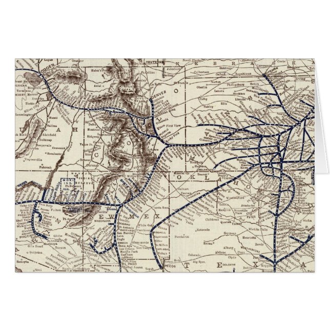 Santa Fe Hälsningskort (Framsidan Horizontal)