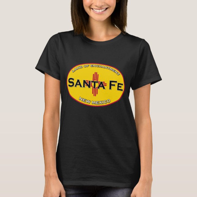 Santa Fe - juveln av nytt - mexico Tee Shirt (Framsida)