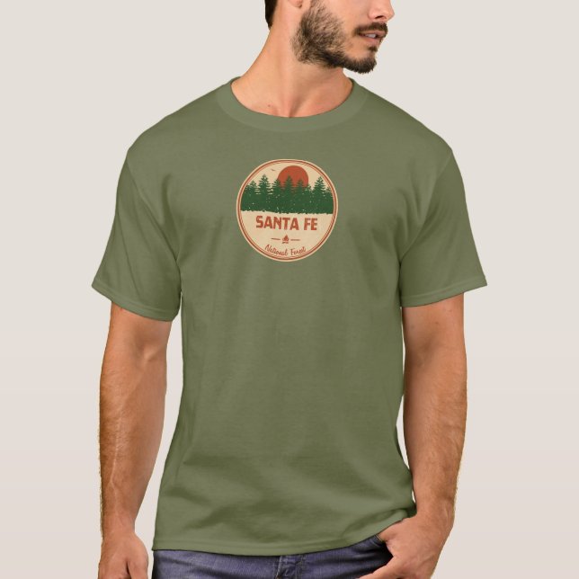 Santa Fe National Forest T Shirt (Framsida)