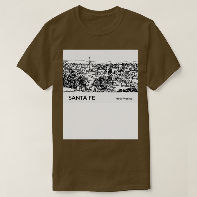 Santa Fe New mexico 2 T Shirt (Design framsida)