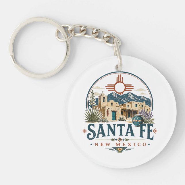 Santa Fe New Mexico Adobe-arkitektur Sydväst (Framsidan)