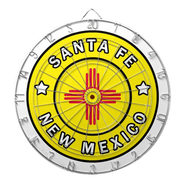 Santa Fe New mexico Darttavla (Framsidan)