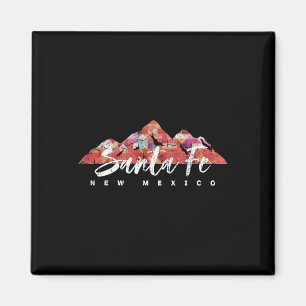 Santa Fe New Mexico Familjeresor Vandring Camping Magnet