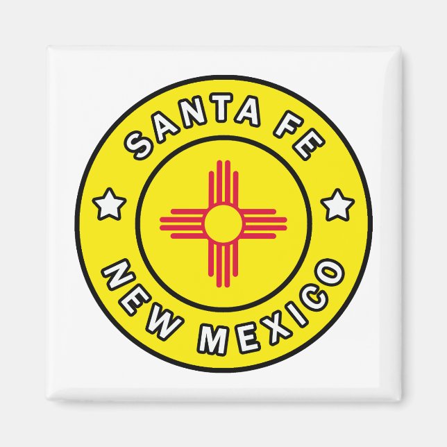 Santa Fe New mexico Magnet (Framsidan)