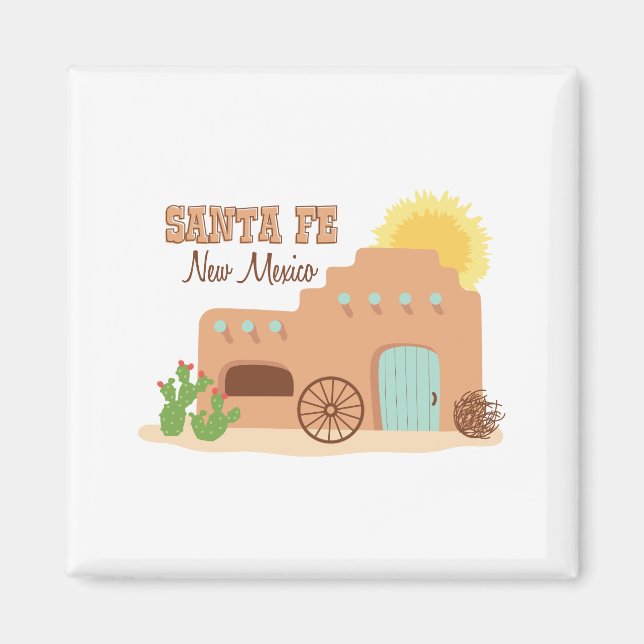 Santa Fe New mexico Magnet (Framsidan)