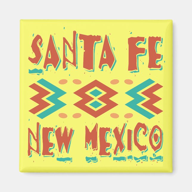 SANTA FE, NEW MEXICO MAGNET (Framsidan)