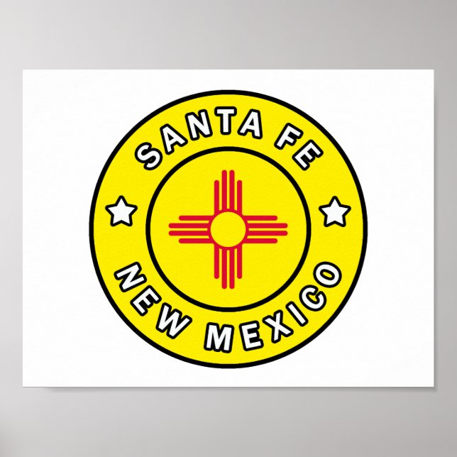 Santa Fe New mexico Poster (Framsidan)