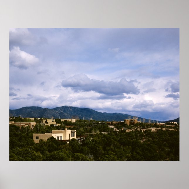 Santa Fe, New mexico Poster utskrift (Framsidan)