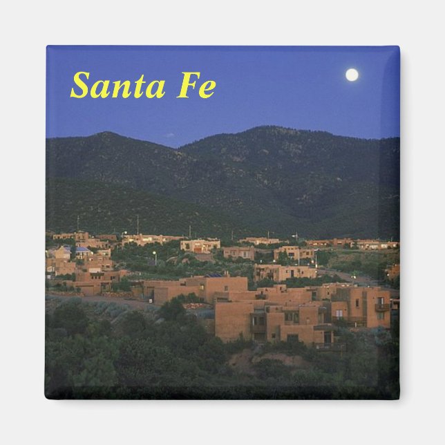 Santa Fe New mexico, Santa Fe Magnet (Framsidan)