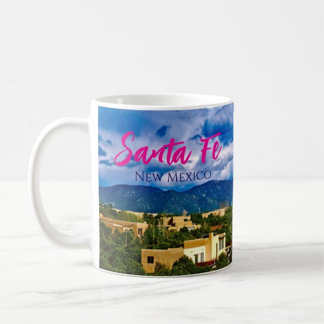 Santa Fe New mexico Scenia Coffee Mugg (Vänster)