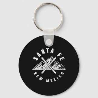 Santa Fe New mexico Skiing Snowboarding Hiking Mou Nyckelring