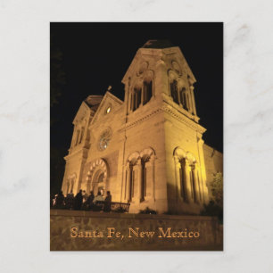Santa Fe New mexico St Francis Cathedral Vykort