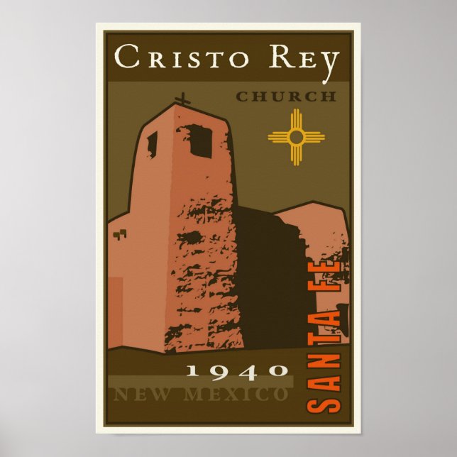 Santa Fe, New mexico, USA Poster (Framsidan)