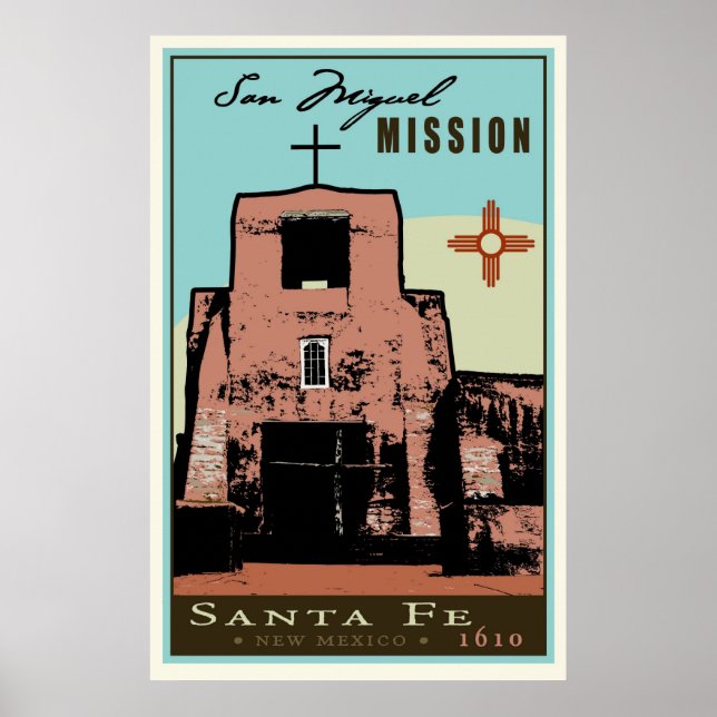 Santa Fe, New mexico, USA Poster (Framsidan)