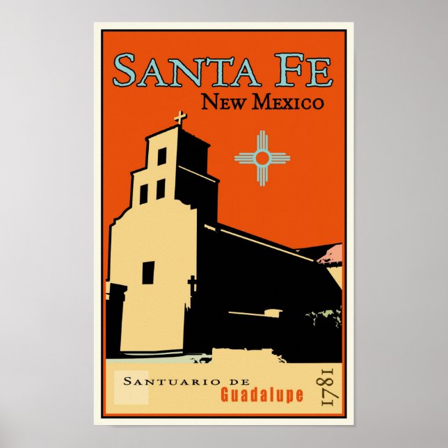 Santa Fe, New mexico, USA Poster (Framsidan)