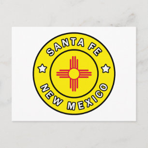 Santa Fe New mexico Vykort