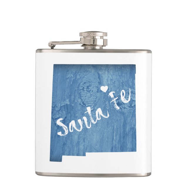 Santa Fe New mexico Wood Grain Fickplunta (Framsidan)