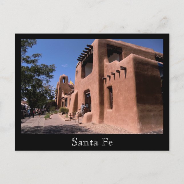 Santa Fe NM-vykort Vykort (Framsida)