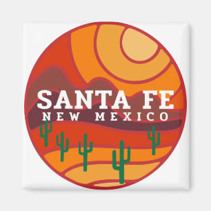 Santa Fe-öknen i bergen Magnet