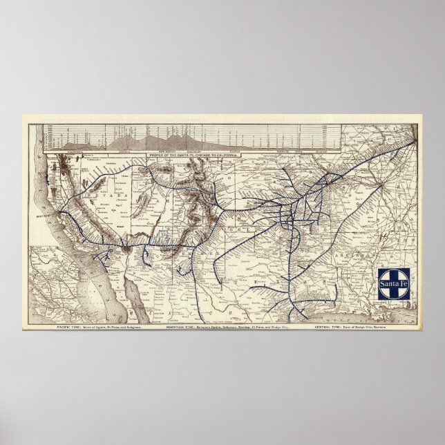 Santa Fe Poster (Framsidan)