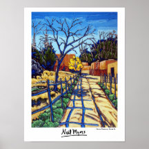 Santa Fe Poster stängslets skuggor