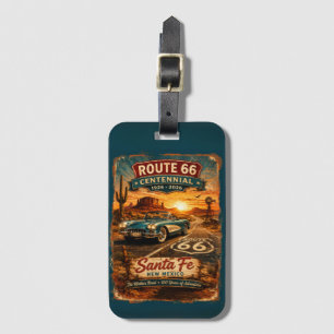 Santa Fe Route 66 Centennial Solnedgång Bagagebricka
