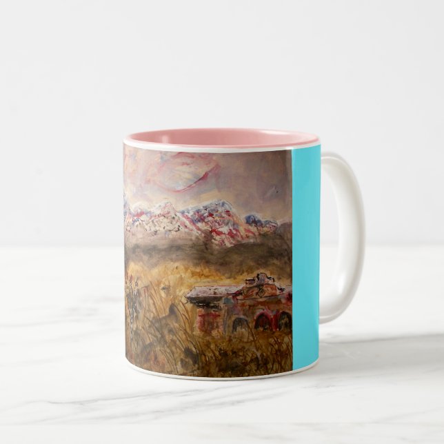 Santa Fe Snö Två-Tonad Mugg (Framsida höger)
