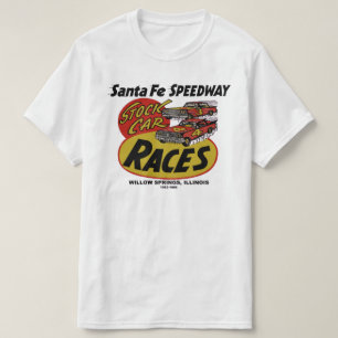 Santa Fe Speedway, Willow Vår, IL 1953-1995 Tee Shirt