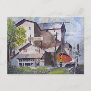 Santa Fe Tåg Depot-vykort Vykort