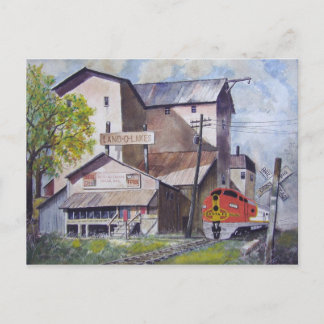 Santa Fe Tåg Depot-vykort Vykort