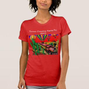Santa Fe tåg resa T Shirt
