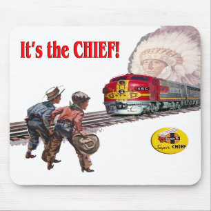 Santa Fe toppet högsta tåg Mousepad Musmatta
