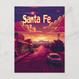 Santa Fe Travel ad Vykort