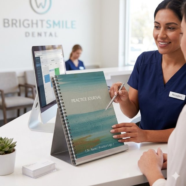 Santa Fe Turquoise Dental Office Notisblock   Anteckningsbok (Skapare uppladdad)