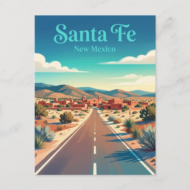 Santa Fe USA Vykort (Framsida)