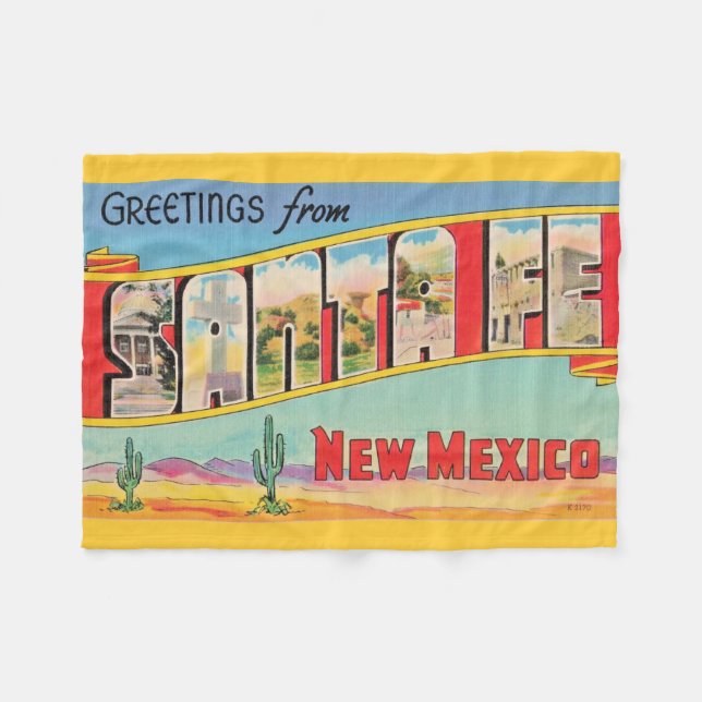 Santa Fe Vintage Fleecefilt (Framsidan (Horisontell))