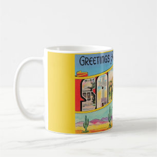 Santa Fe Vintage Hälsning Kaffemugg
