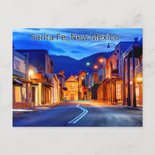 Santa Fe, vykort för New mexico