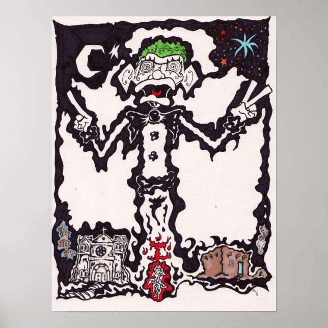 Santa fe zozobra poster (Framsidan)