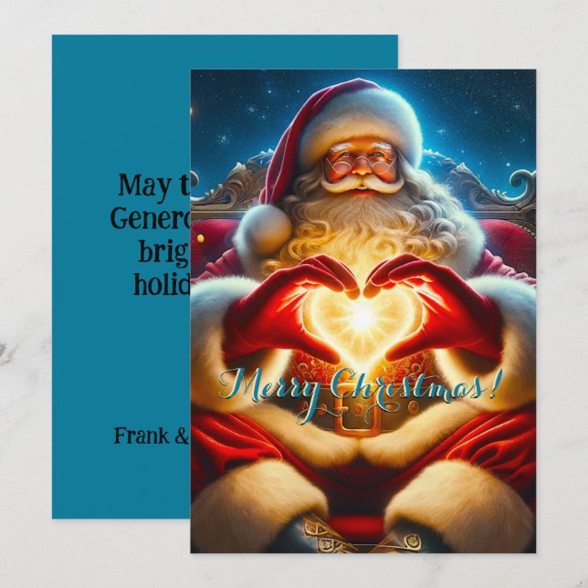 Santa Festive Winter-jul (Fram/baksida)