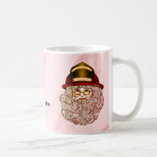 Santa Firefighter Kaffemugg