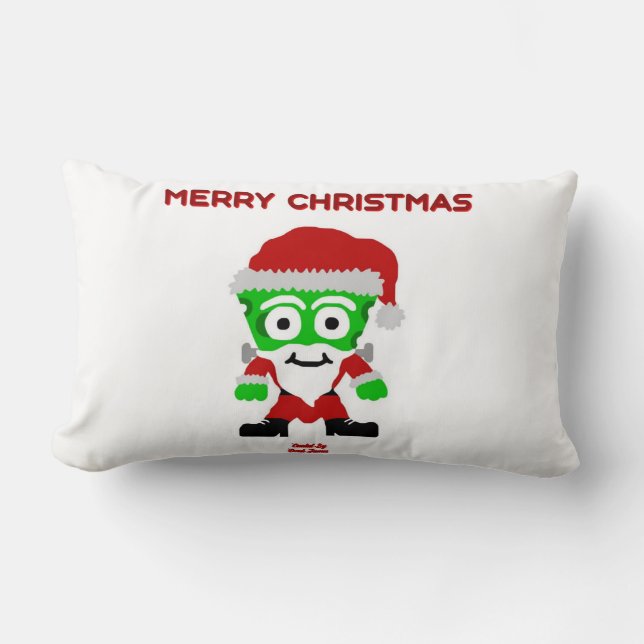 Santa FrankenCheese Lumbar Pillow Lumbarkudde (Framsida)