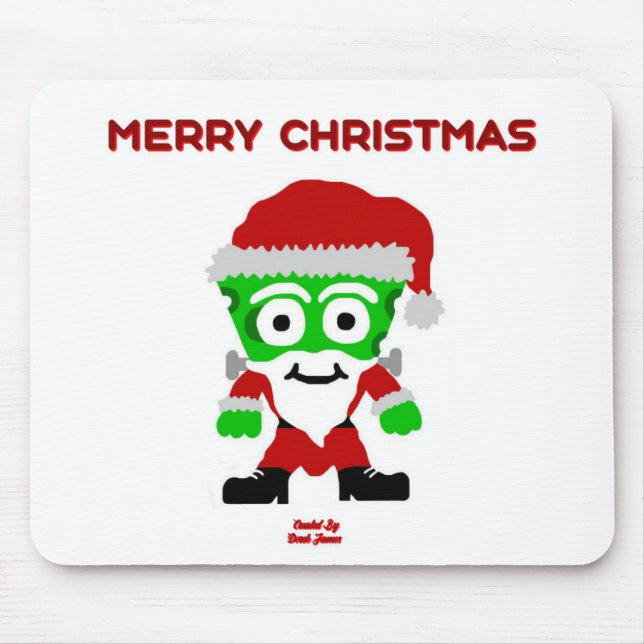 Santa FrankenCheese Mouse Pad Musmatta (Framsidan)