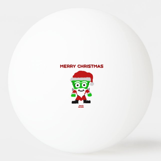 Santa FrankenCheese Ping Pong Boll (Framsidan)