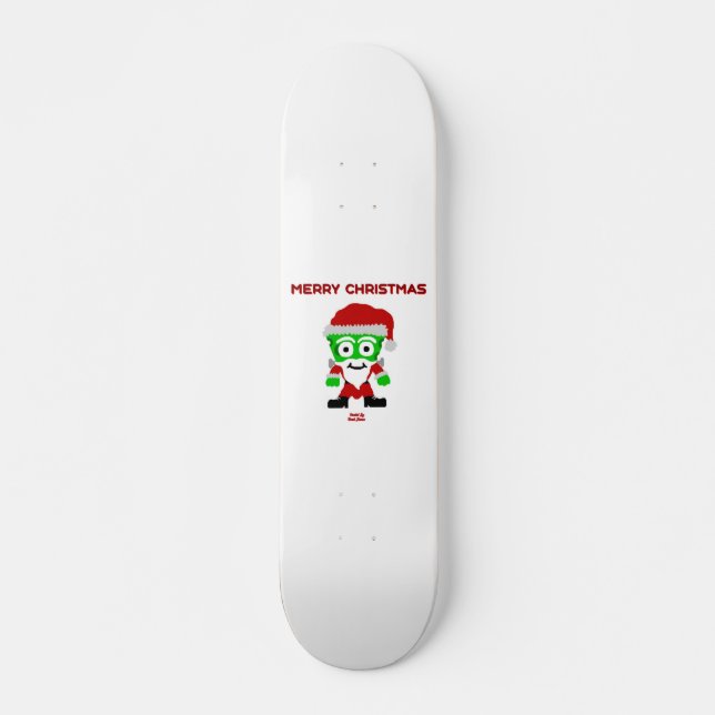 Santa FrankenCheese Skateboard (Framsida)